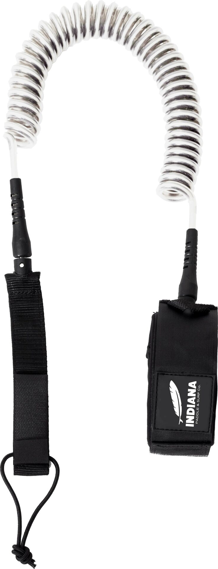 Indiana Coil Leash SUP White