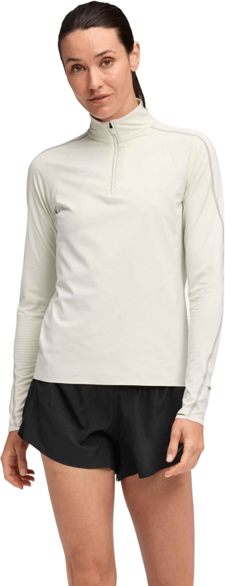 Hoka 1/4 Zip Womens Truffle Salt