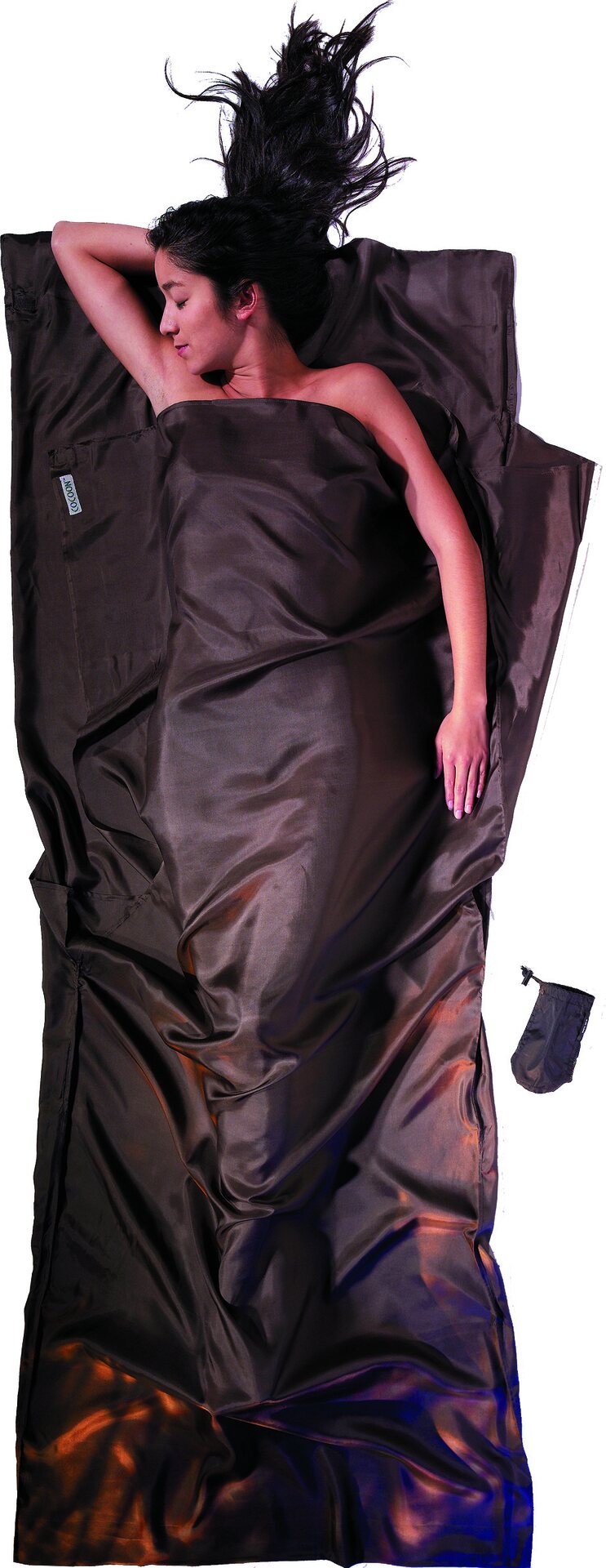Cocoon TravelSheet Silk Muddy Elephant