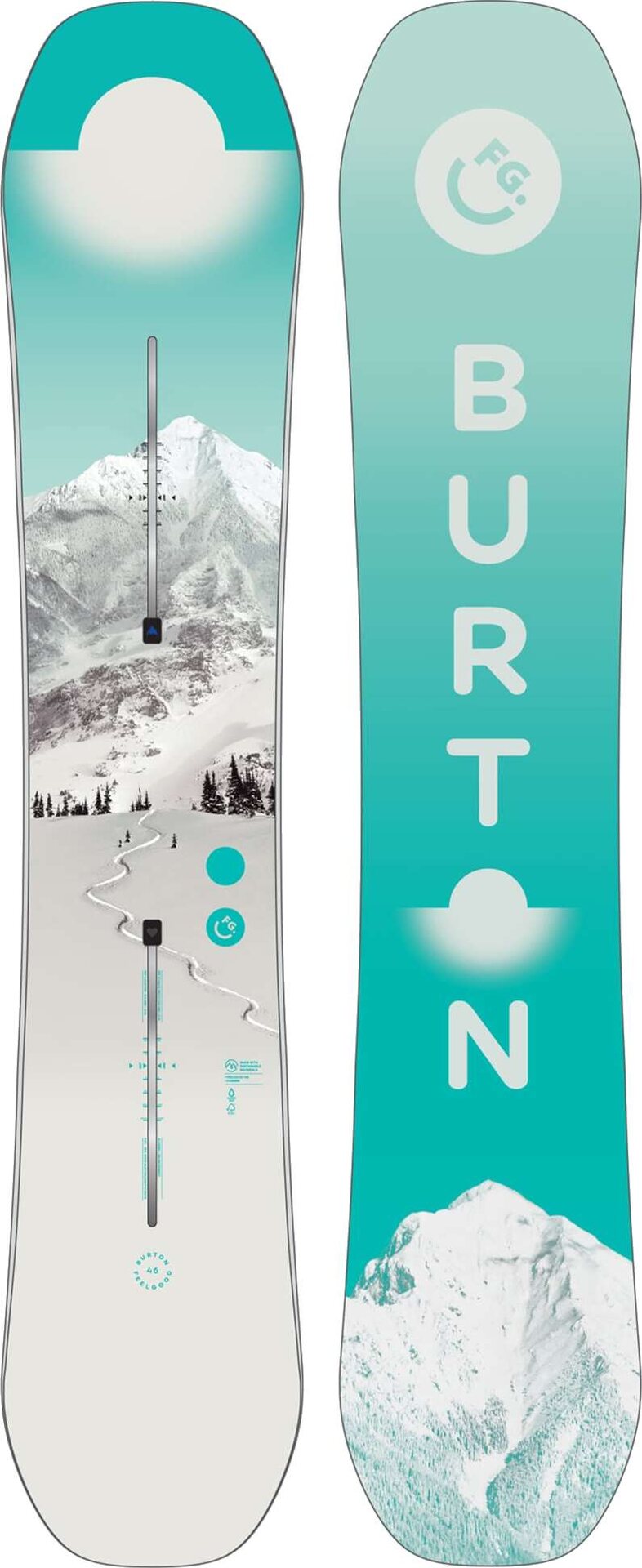 Burton Feelgood Camber Snowboard Womens First Tracks