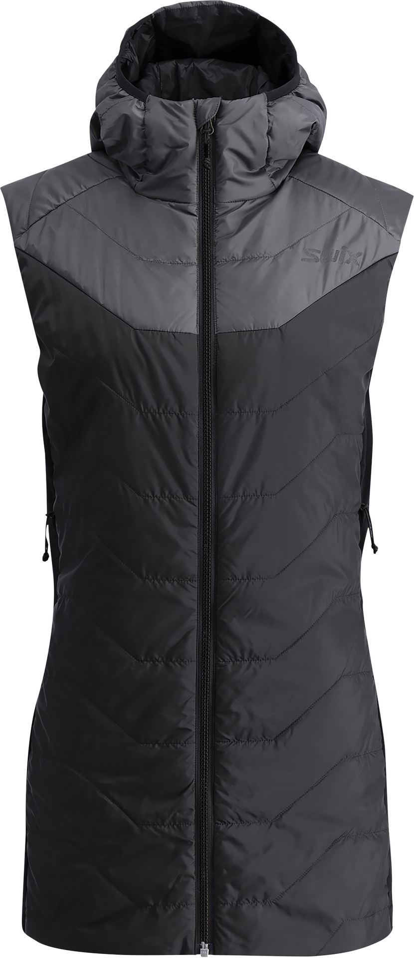 Swix Infinity Insulated Long Vest Womens Black / Magnet