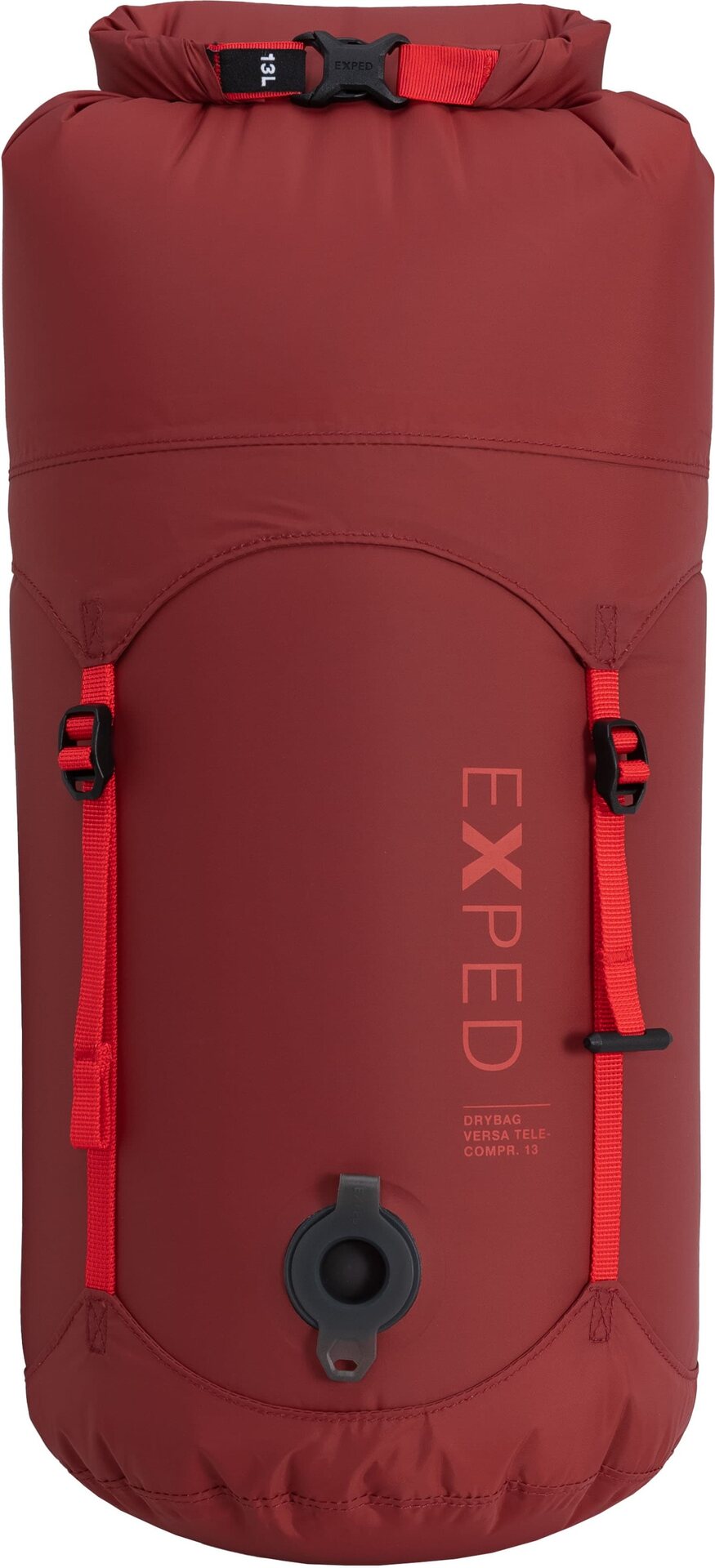 Exped Drybag Versa Telecompression 13L Burgundy