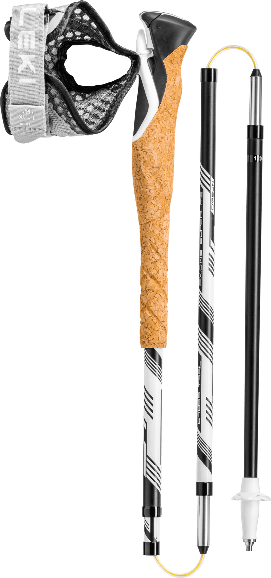 LEKI Cross Trail FX.One Superlite White - Black