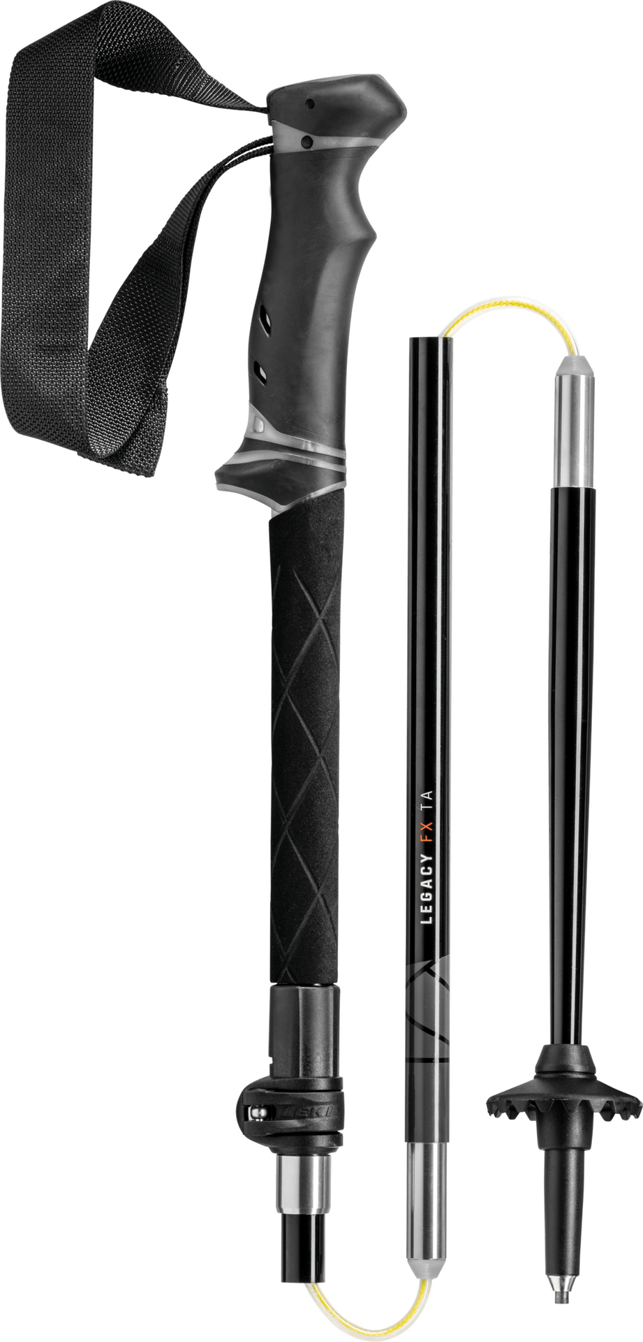 LEKI Legacy FX TA Silvergrey - Bright red - Black