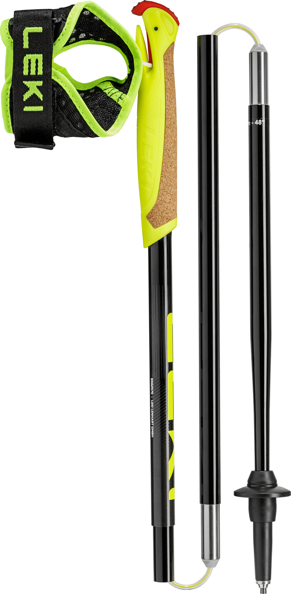 LEKI Evotrail FX.One TA Black - Dark Anthracite - Neonyellow