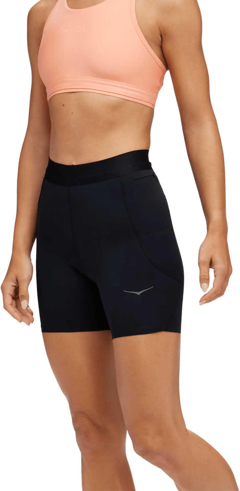 Hoka Novafly 6'' Knit Short Womens Black