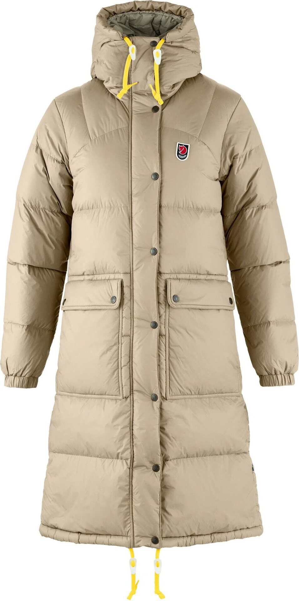 Fjällräven Expedition Long Down Parka Womens Fossil (118)