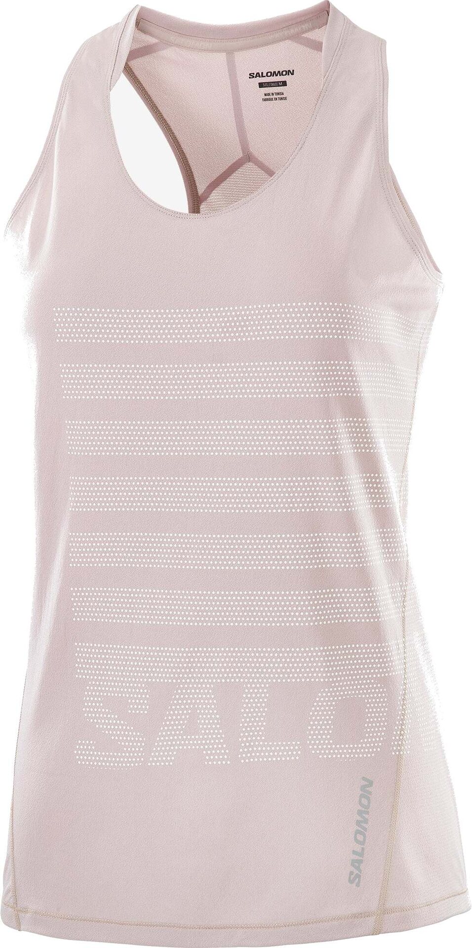 Salomon Sense Aero Singlet GFX Womens Etherea/White