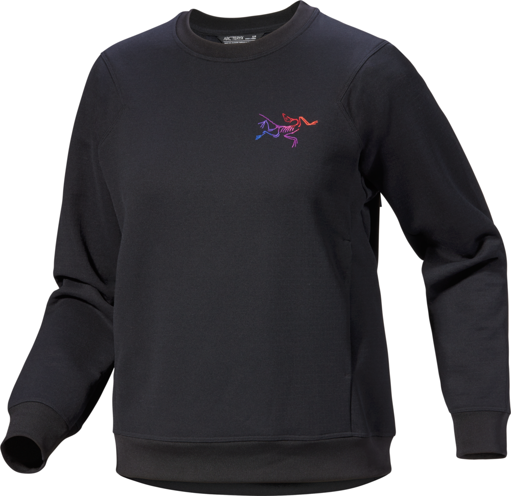 Arc'teryx Aestas Crew Neck Pullover Womens Black / Multi