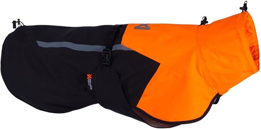 Non-stop Dogwear Fjord Raincoat 2.0 Black / Orange