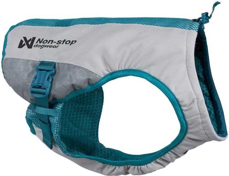 Non-stop Dogwear Cooling Vest Light Grey / Teal