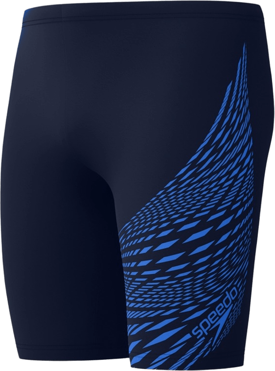 Speedo Medley Logo Jammer Mens Navy/Cobalt Pop