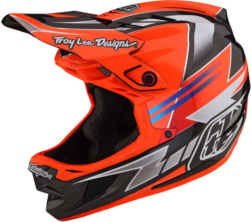 Troy Lee Designs D4 Carbon Helmet MIPS Saber Red