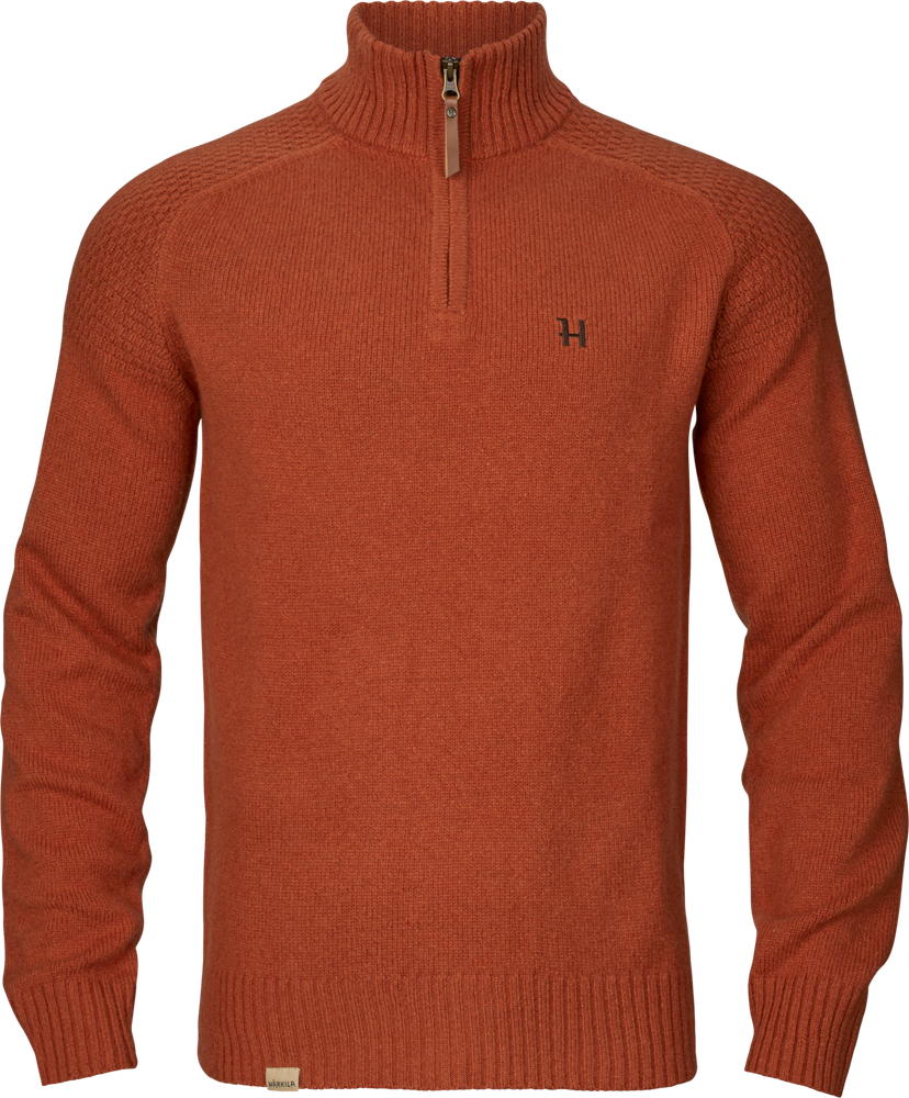 Härkila Vincent Merino Half Zip Pullover Mens Bombay Brown