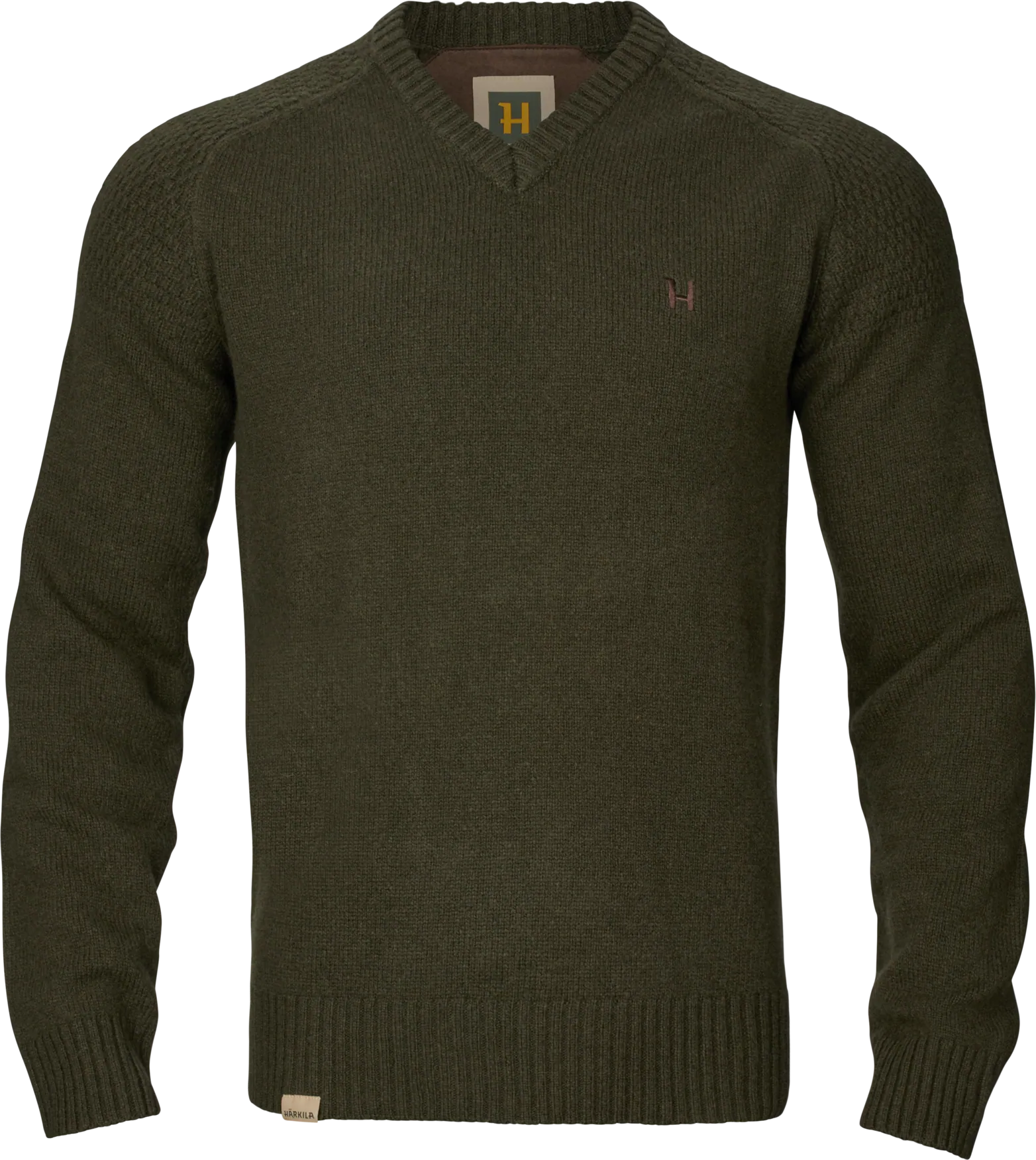 Härkila Vincent Merino V-Neck Pullover Mens Rosin