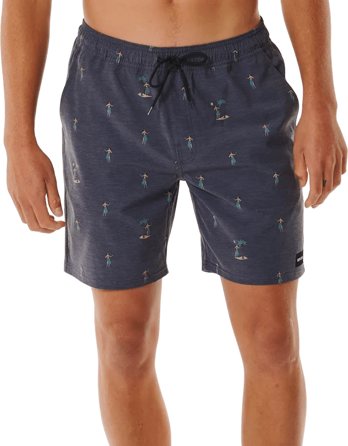 Rip Curl Hula Breach Volley Mens Black