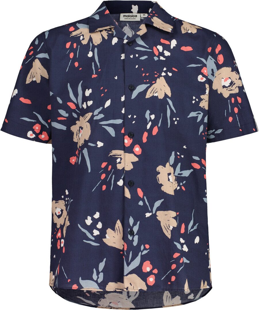 Maloja MutterkarM. Organic Hemp Shirt Mens Night Sky Brushflower