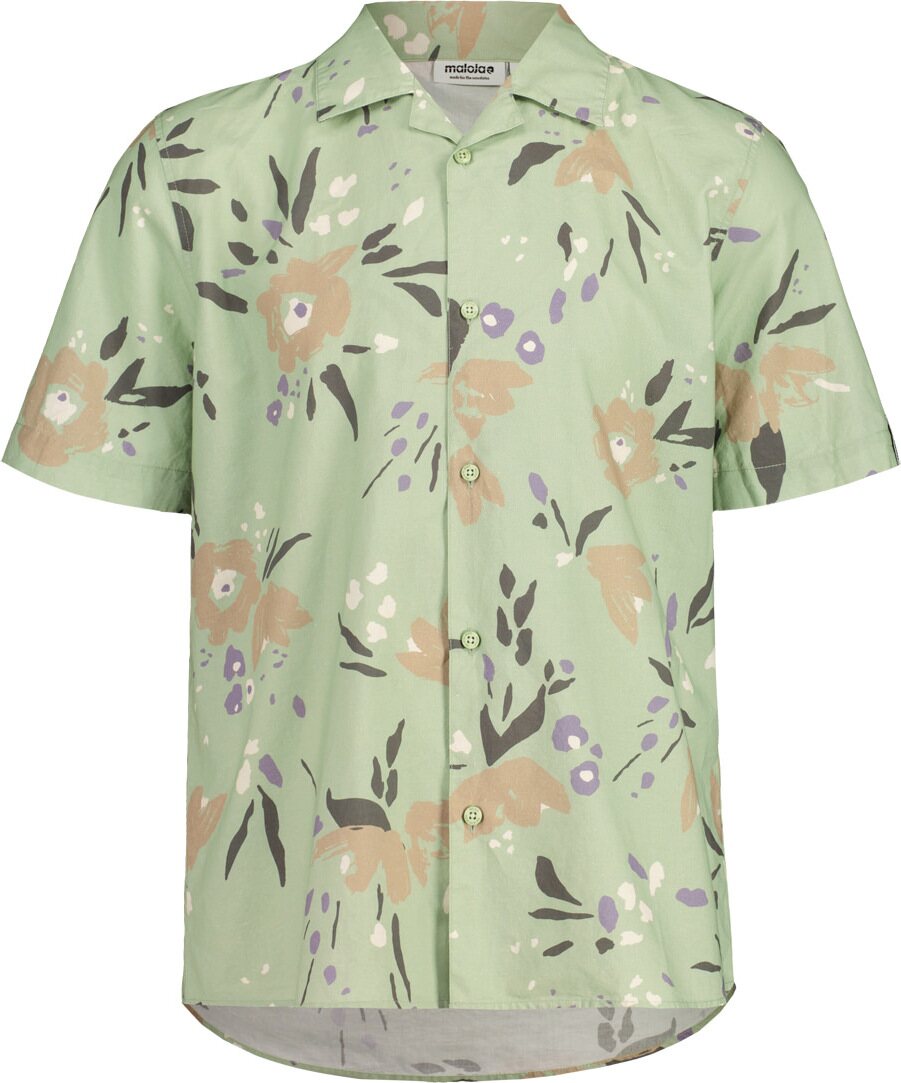 Maloja MutterkarM. Organic Hemp Shirt Mens Fennel Brushflower