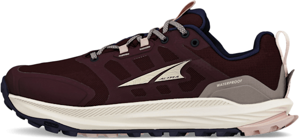 Altra Lone Peak 9 Waterproof Low Womens Maroon