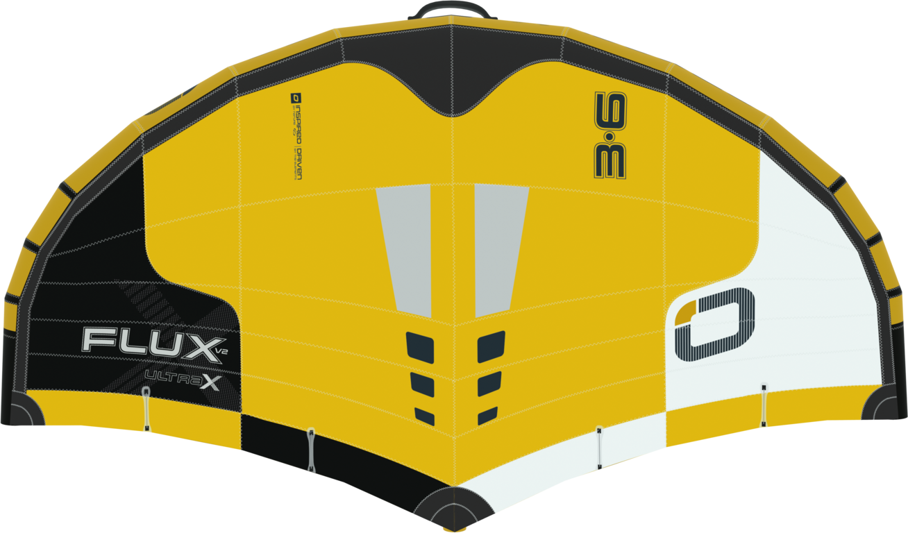 Ozone Flux V2 Ultra-X Wing 6.5m² Yellow / Black / White