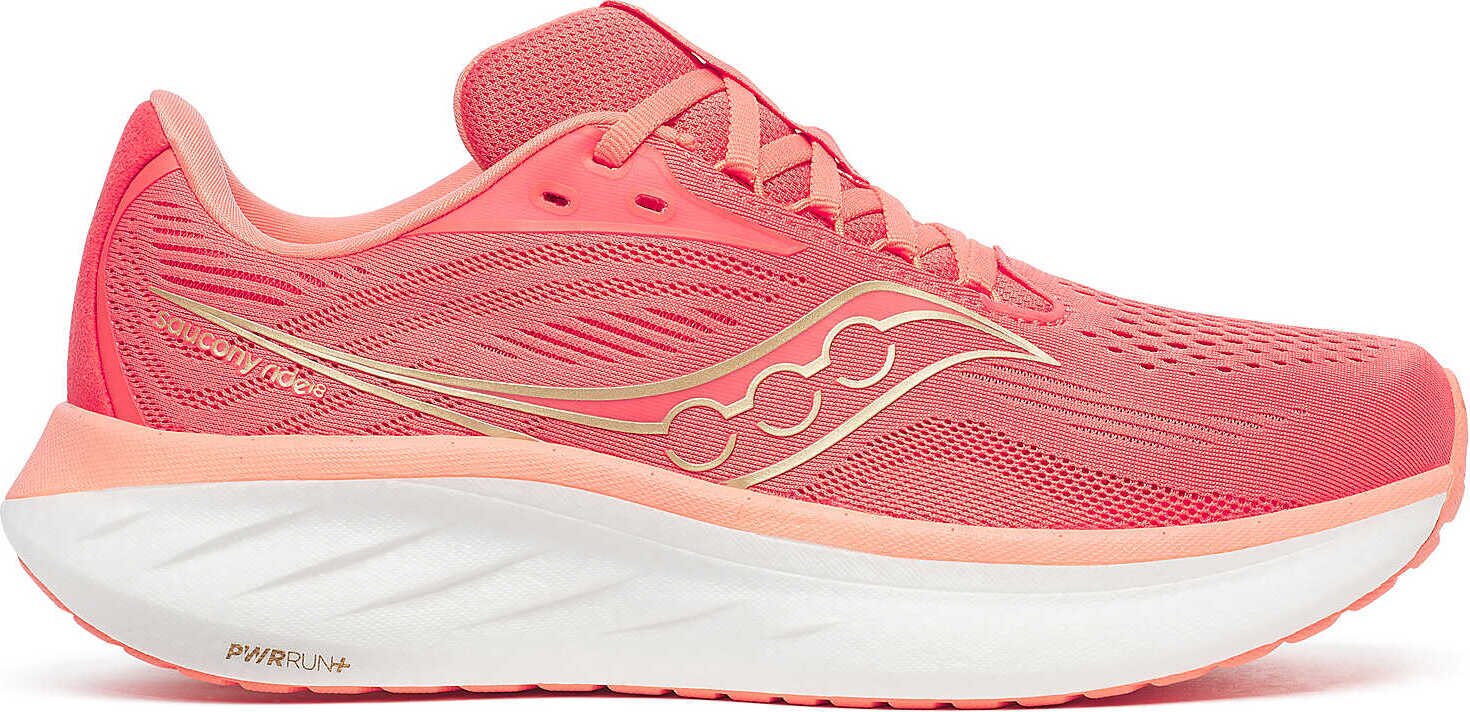 Saucony Ride 18 Womens Coral / Salmon