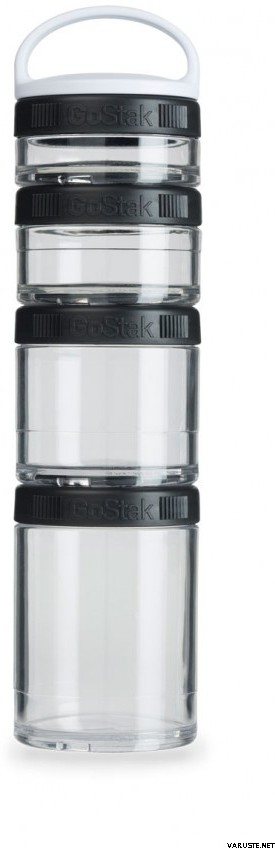 BlenderBottle GoStak Starter 4 Pak Black