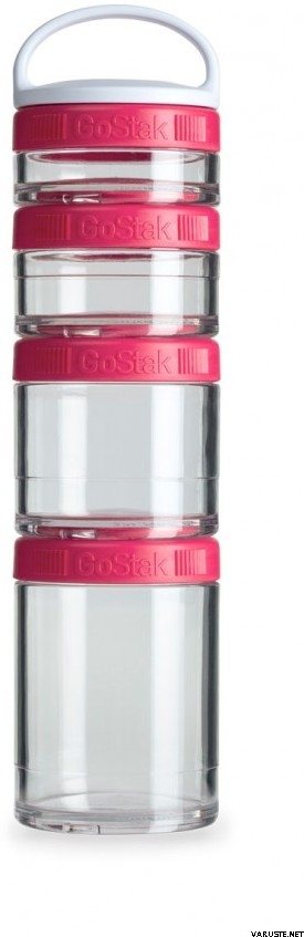 BlenderBottle GoStak Starter 4 Pak Pink