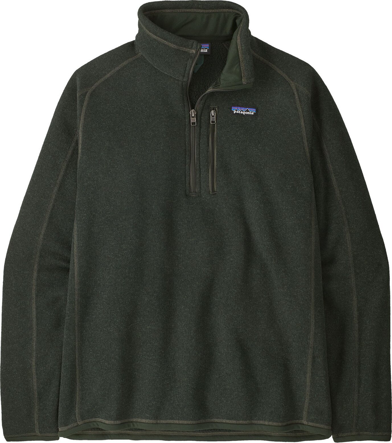 Patagonia Better Sweater 1/4 Zip Mens Old Growth Green