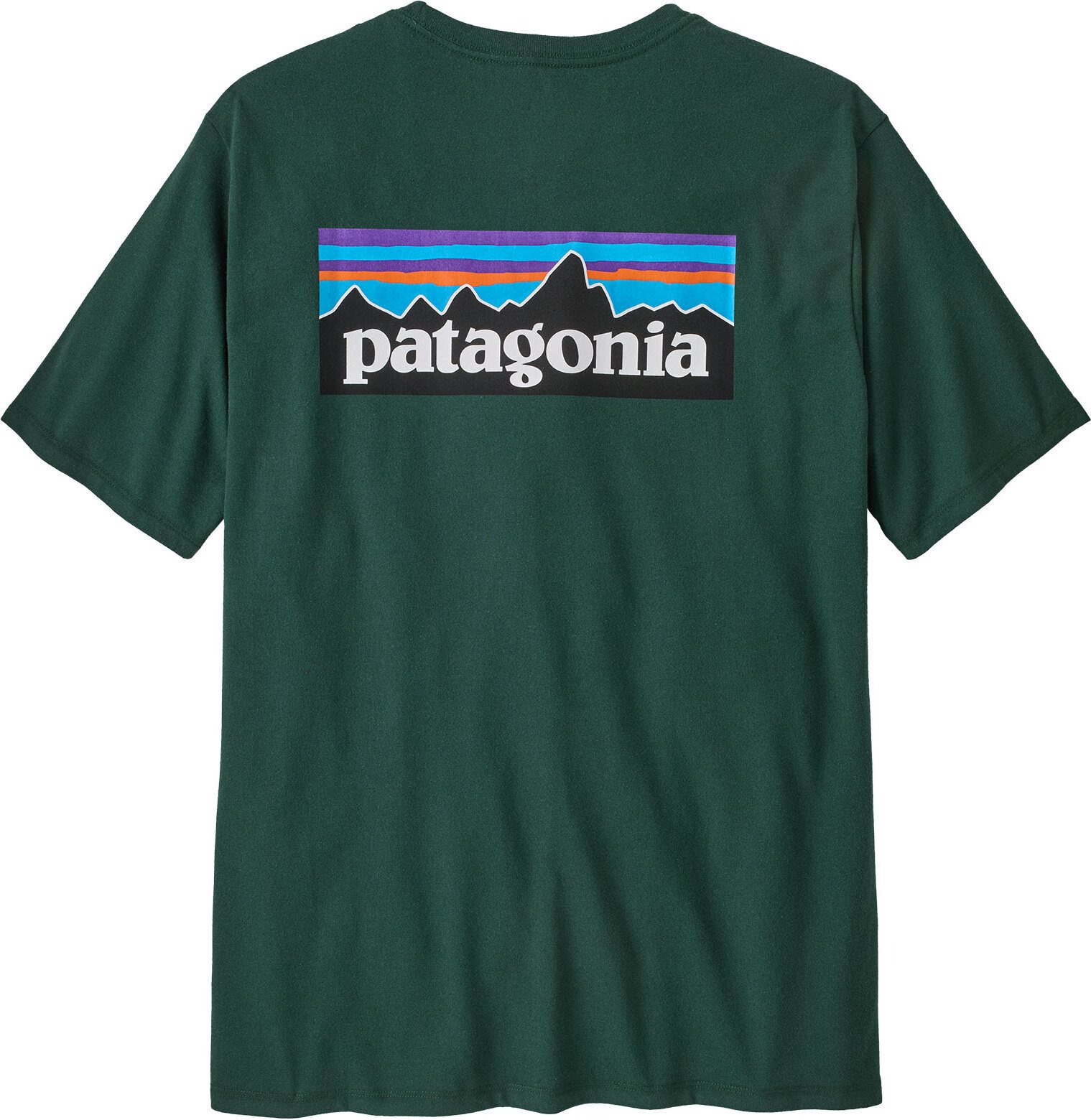 Patagonia P-6 Logo Responsibili-Tee Mens Cascade Green