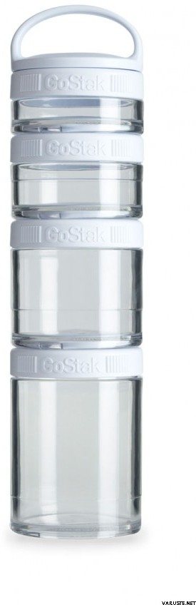 BlenderBottle GoStak Starter 4 Pak White
