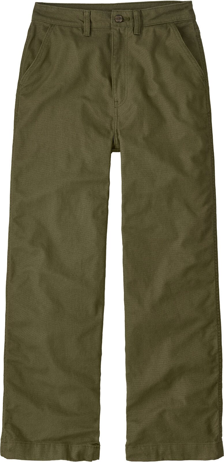 Patagonia Point Reyes Canvas Wide Leg Pant Womens Basin Green