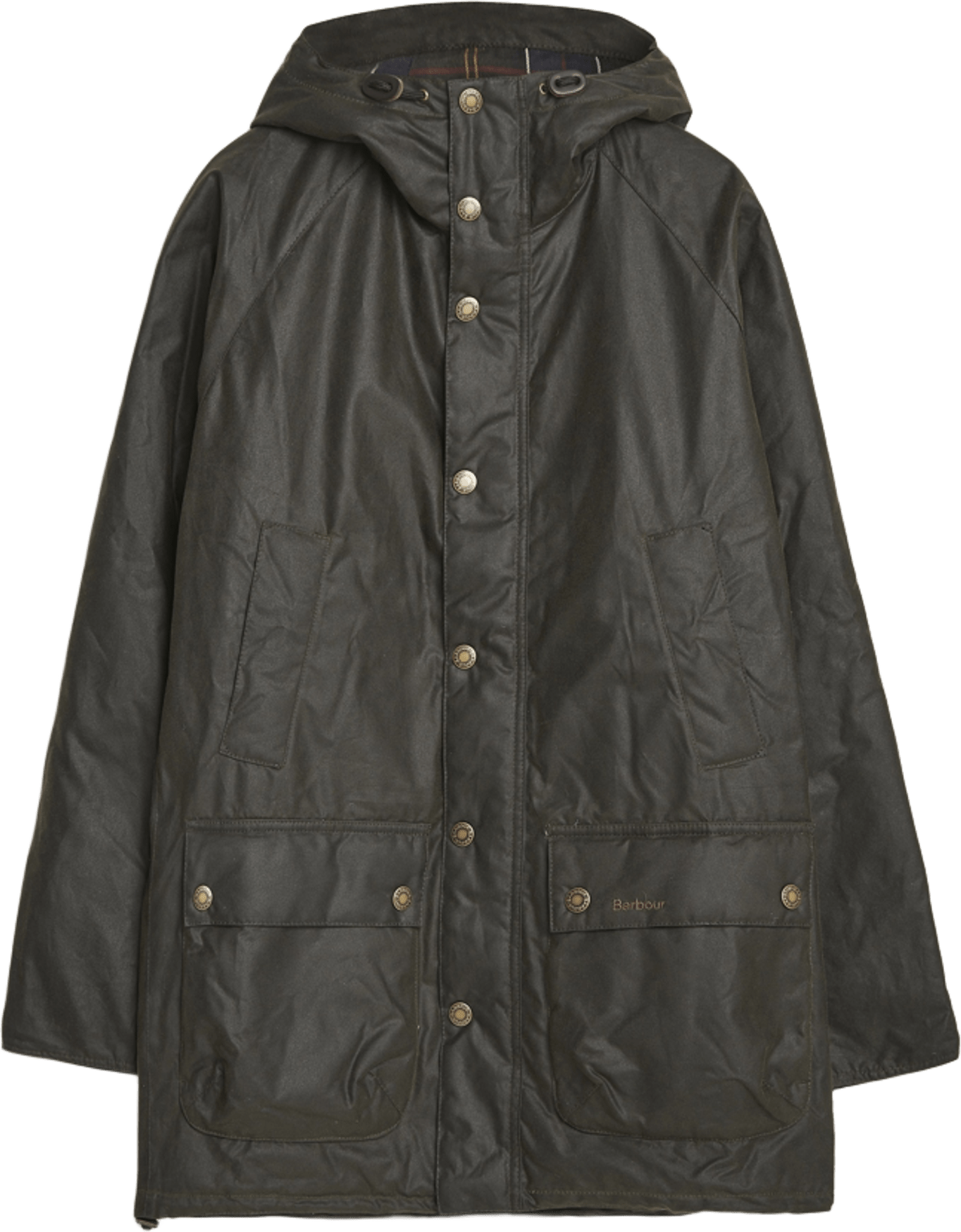 Barbour Bedale Wax Parka Mens Olive