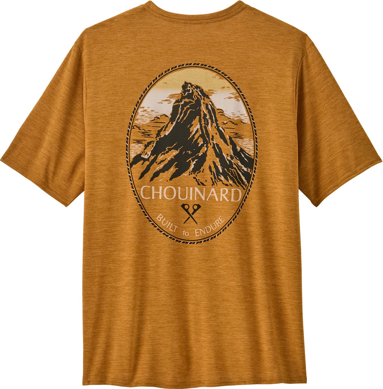 Patagonia Cap Cool Daily Graphic Shirt - Lands Mens Chouinard Crest: Talon Gold X-Dye