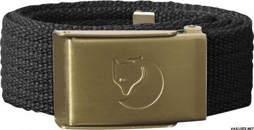 Fjällräven Kids Canvas Brass Belt Dark Grey (030)