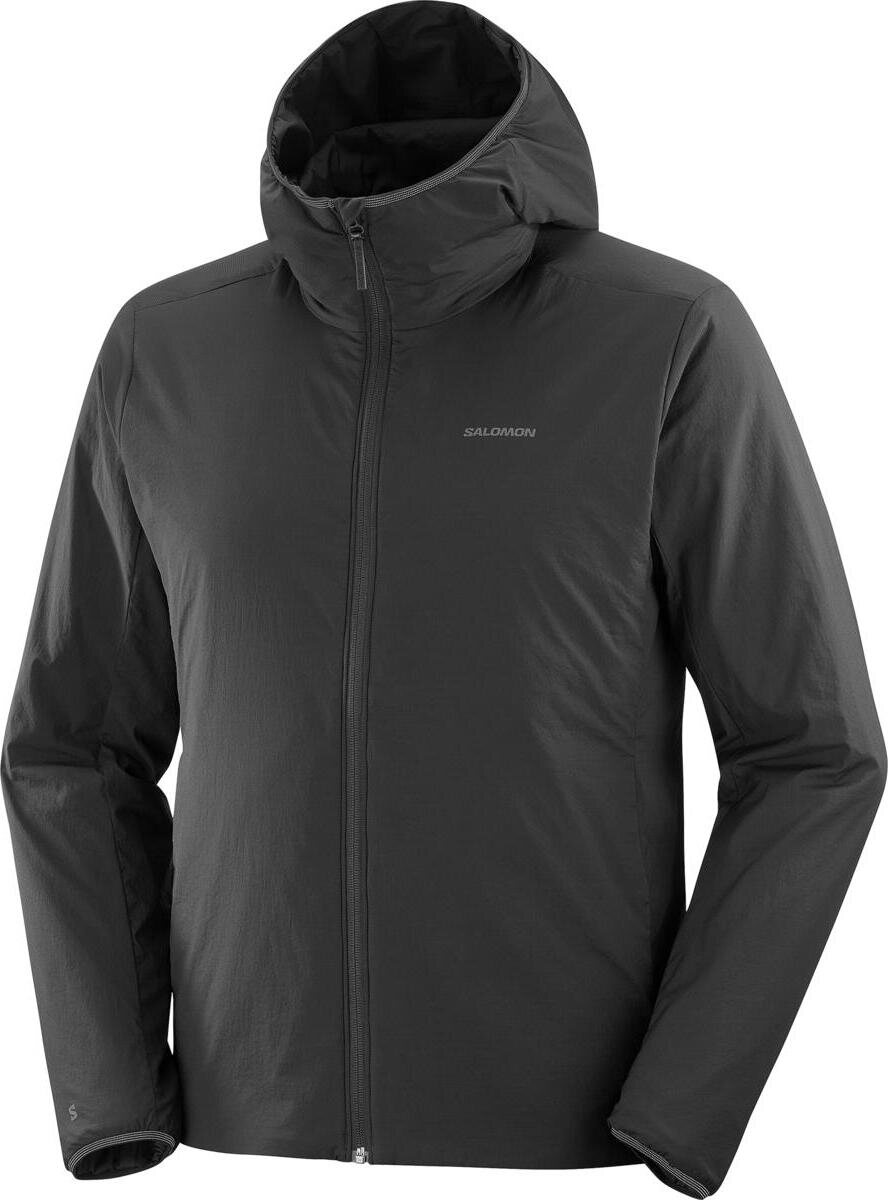 Salomon Mountain Flex Hood Jacket Mens Deep Black