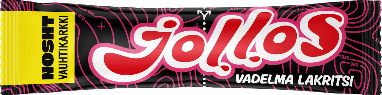 NOSHT Jollos Energy Chews Vadelma Lakritsi