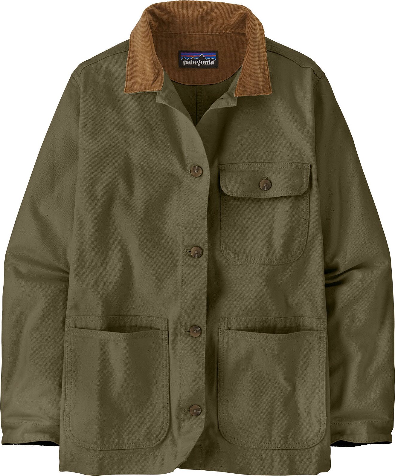 Patagonia Point Reyes Canvas Coat Womens Basin Green