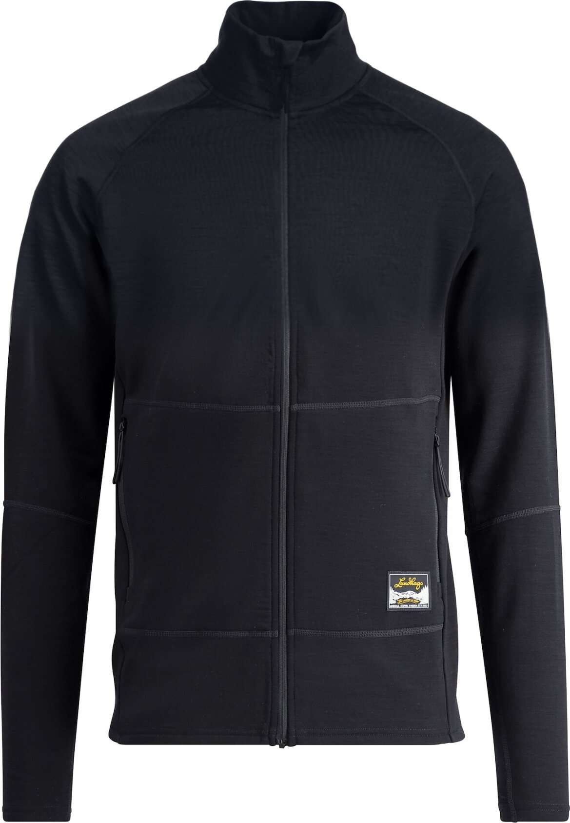 Lundhags Tived Merino Full Zip Mens Black (10000)