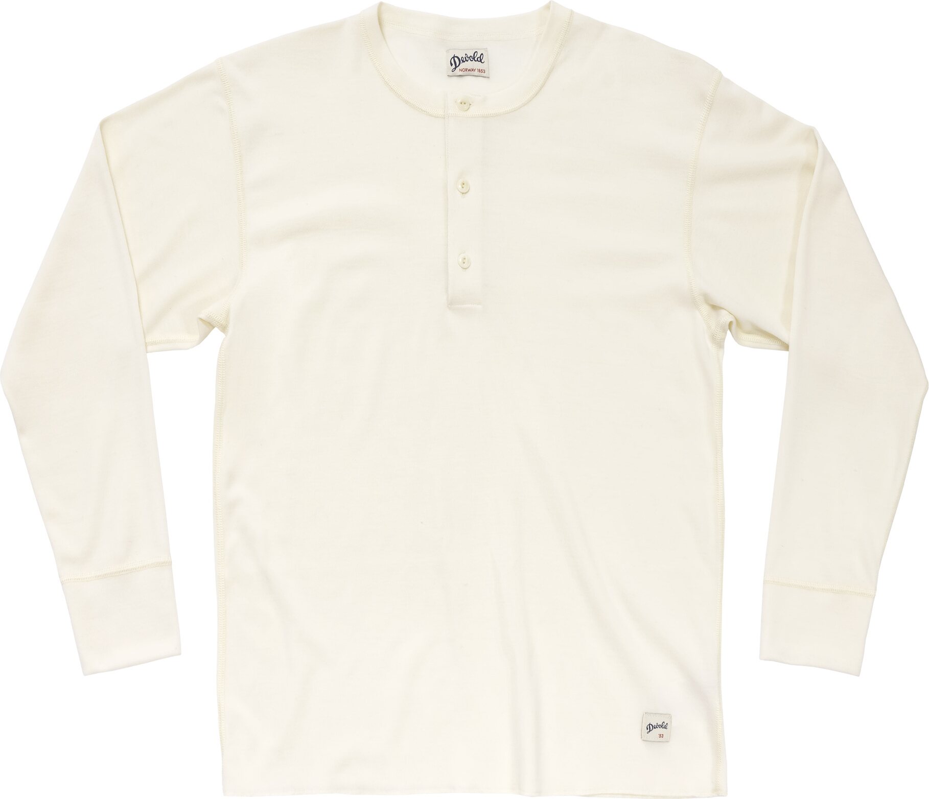 Devold Archive Henley Longsleeve White