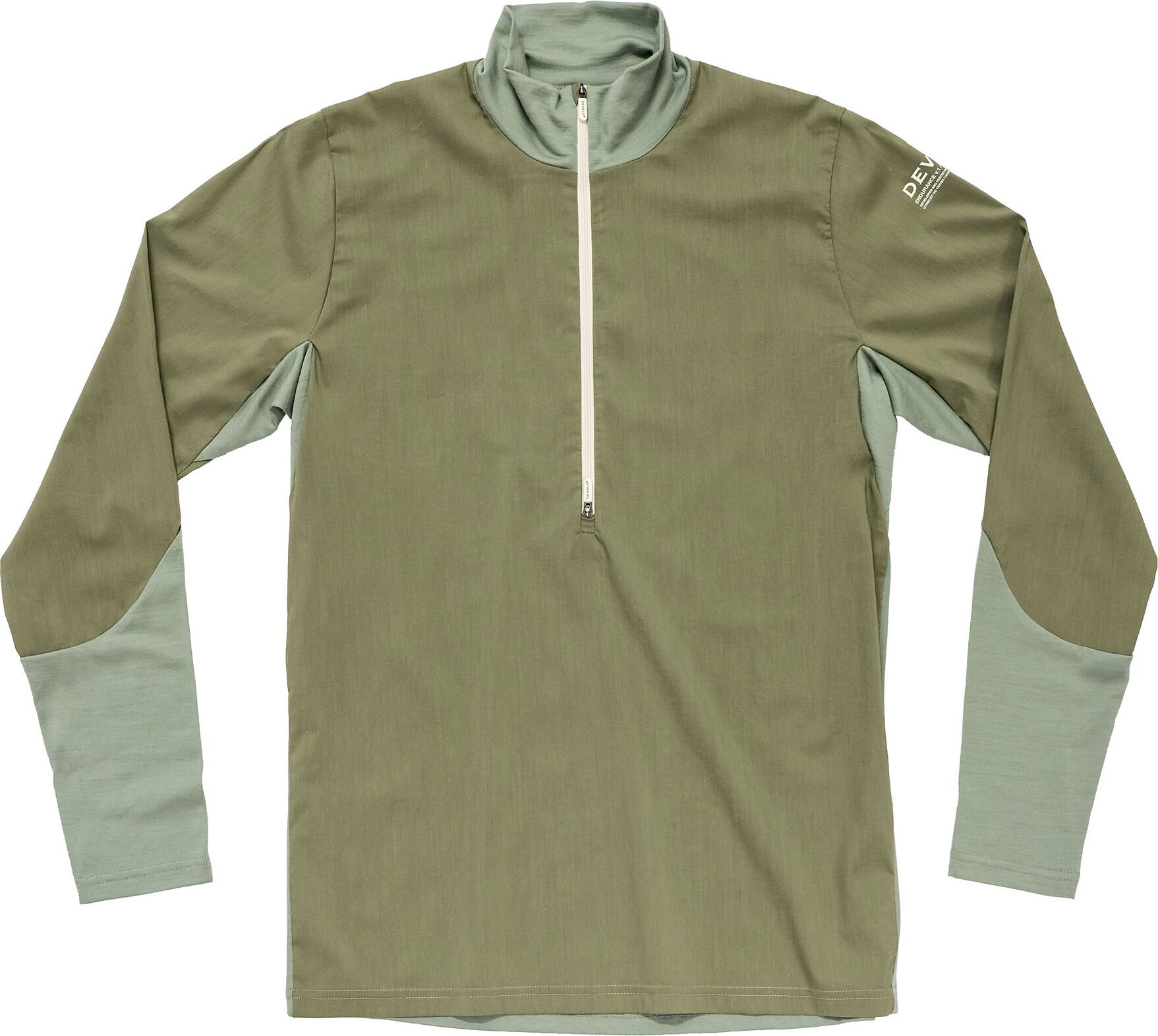 Devold Endurance Merino Cover Zip Mens Lichen