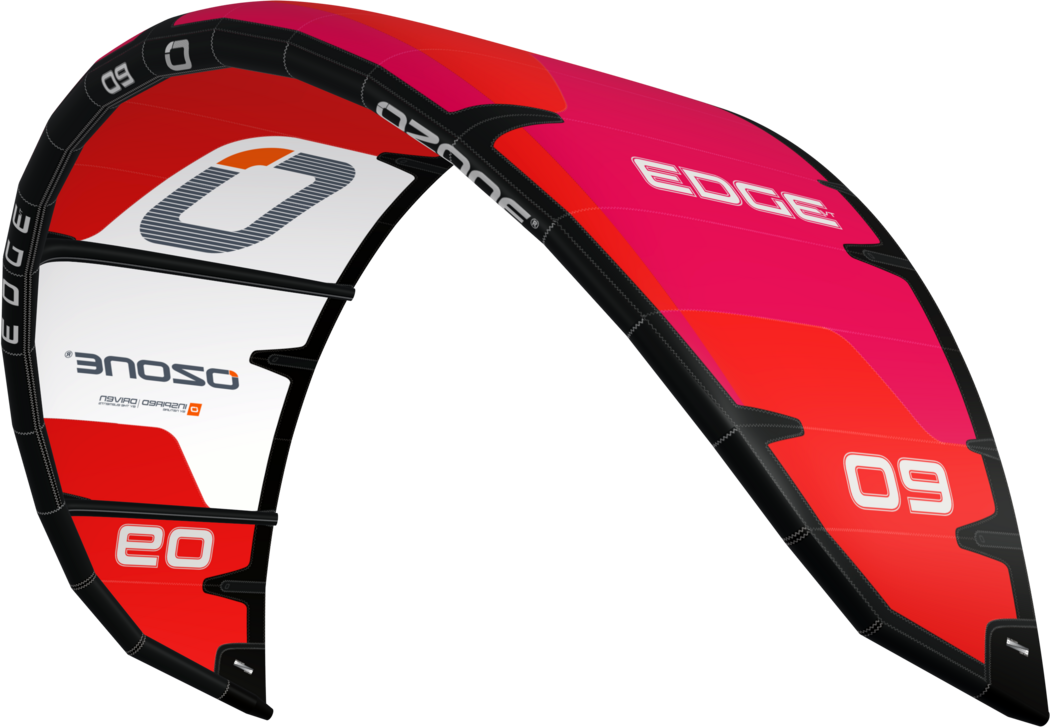 Ozone Edge VT Kite Only 9m² Rubine Red/Red/White