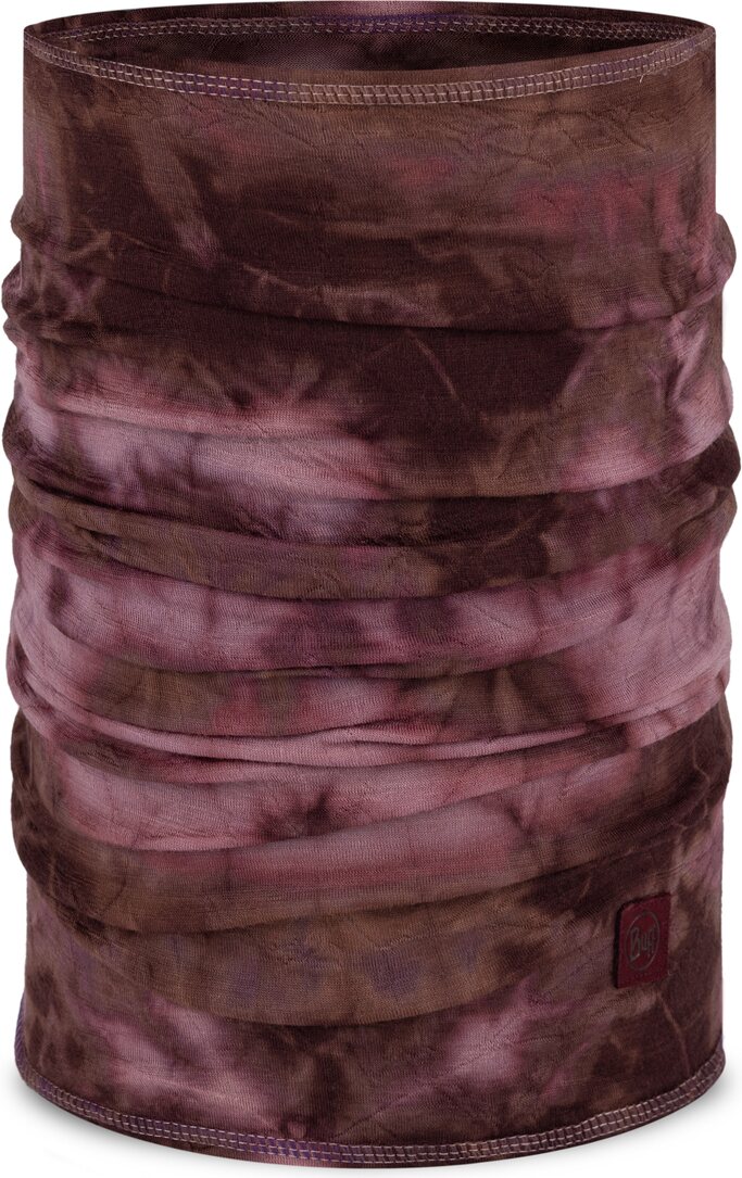 Buff Merino Lightweight Natural Tye Dye Dye Burgundy