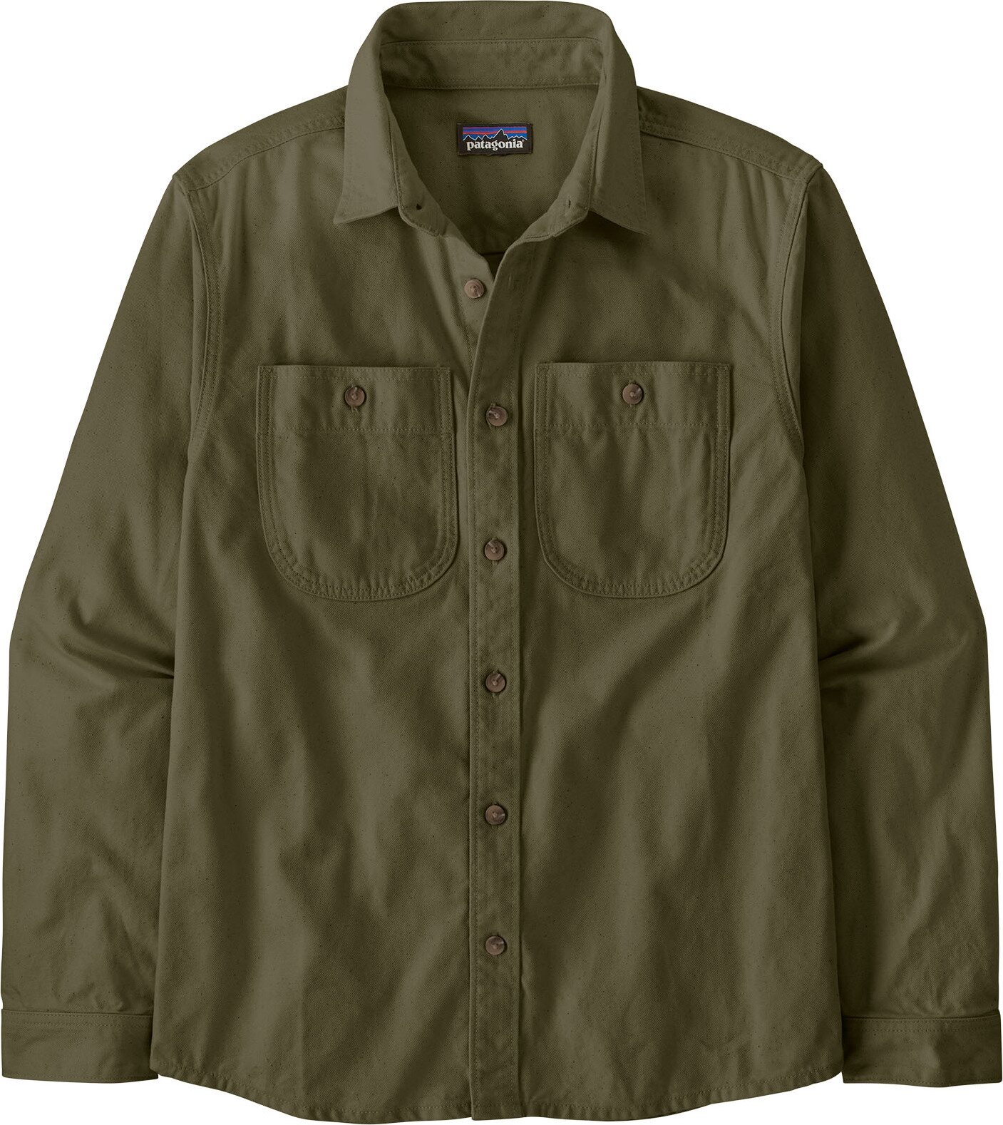 Patagonia Point Reyes Canvas Shirt Mens Basin Green