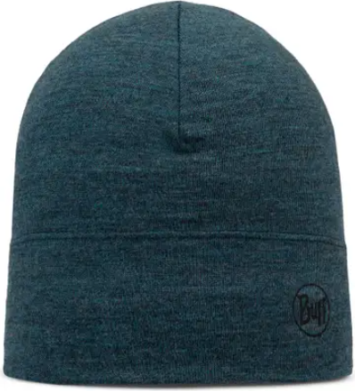 Buff Midweight Merino Wool Hat Melange Tourmaline