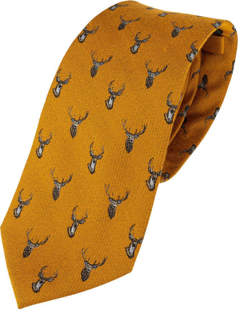 Jack Pyke Silk Tie Stag Mustard