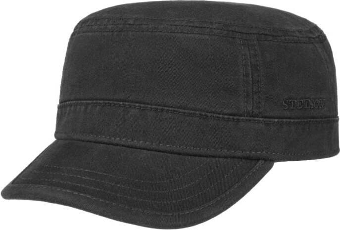 Stetson Army Cap Cotton Black