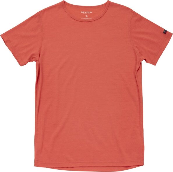 Devold Breeze Merino 150 T-Shirt Mens Cayenne