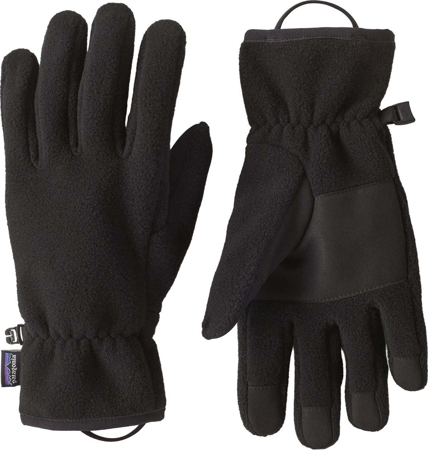 Patagonia Synchilla Fleece Gloves Black Solid