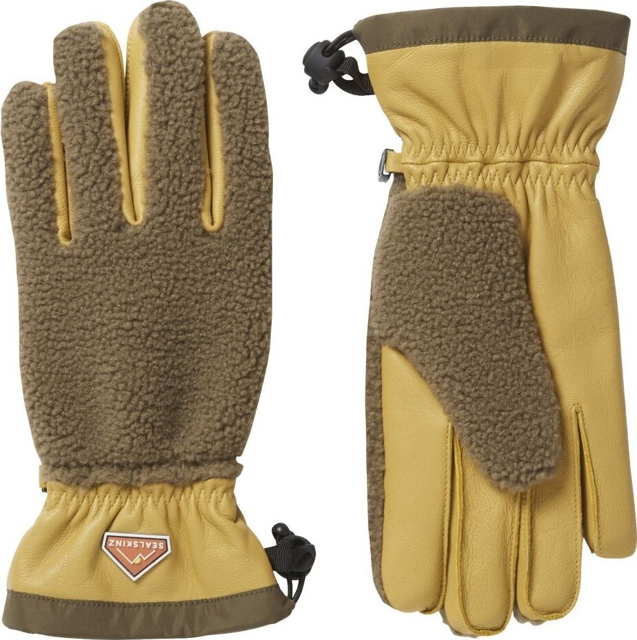 Sealskinz Garvestone Waterproof Sherpa Fleece Hiking Glove Brown