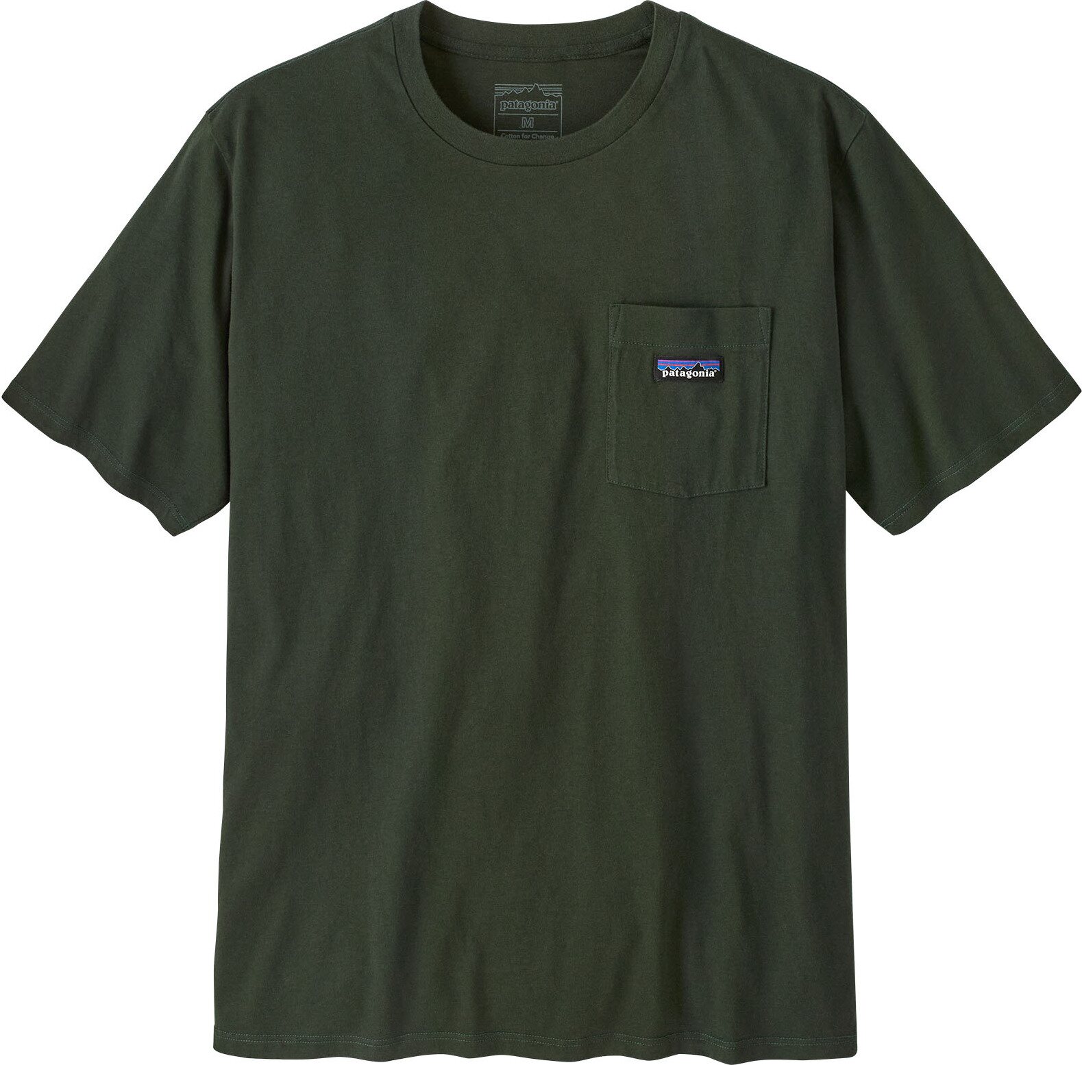 Patagonia Daily Pocket Tee Mens Old Growth Green